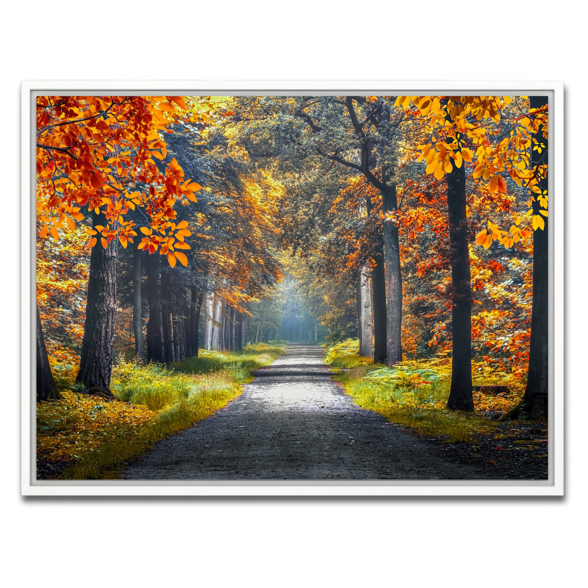 AUTO-MOCKUP WHITE | Dutch Forest | 1 Piece | White Framed Canvas | group=4x3