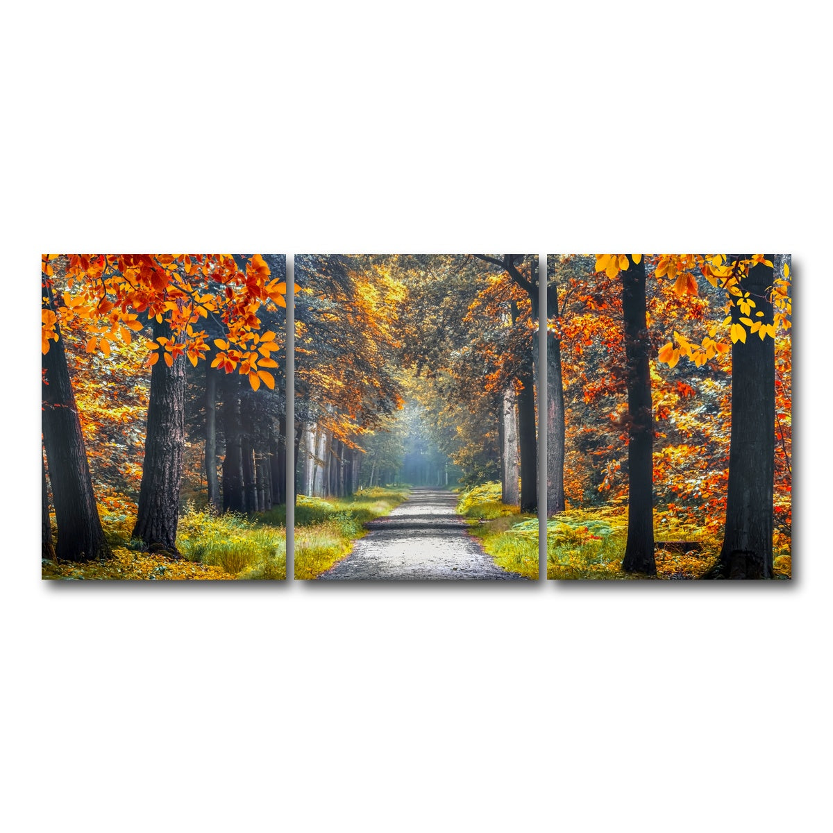 AUTO-MOCKUP WHITE | Dutch Forest | 3 Piece | Gallery Wrap Canvas | group=18x24
