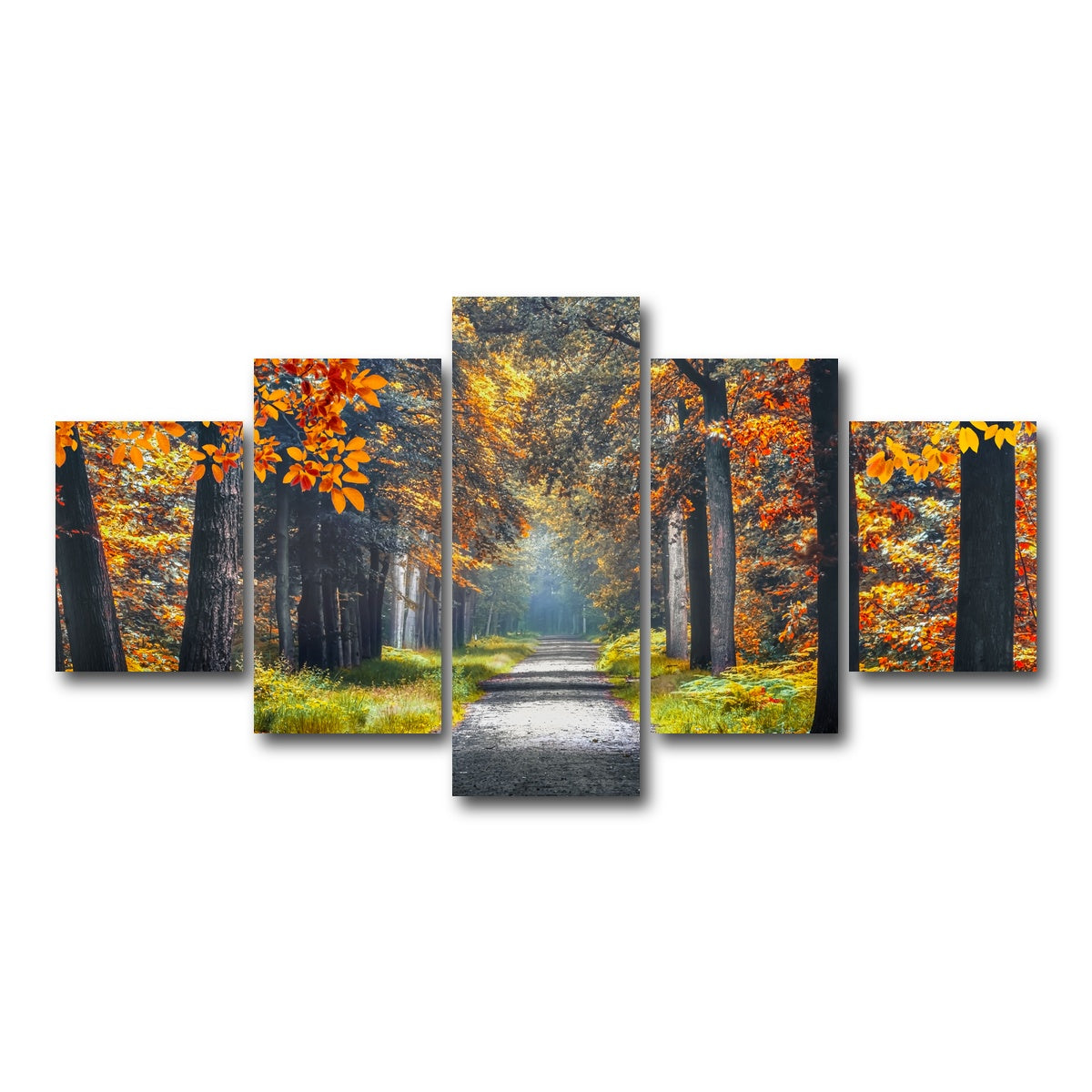 AUTO-MOCKUP WHITE | Dutch Forest | 5 Piece | Gallery Wrap Canvas | group=5_short