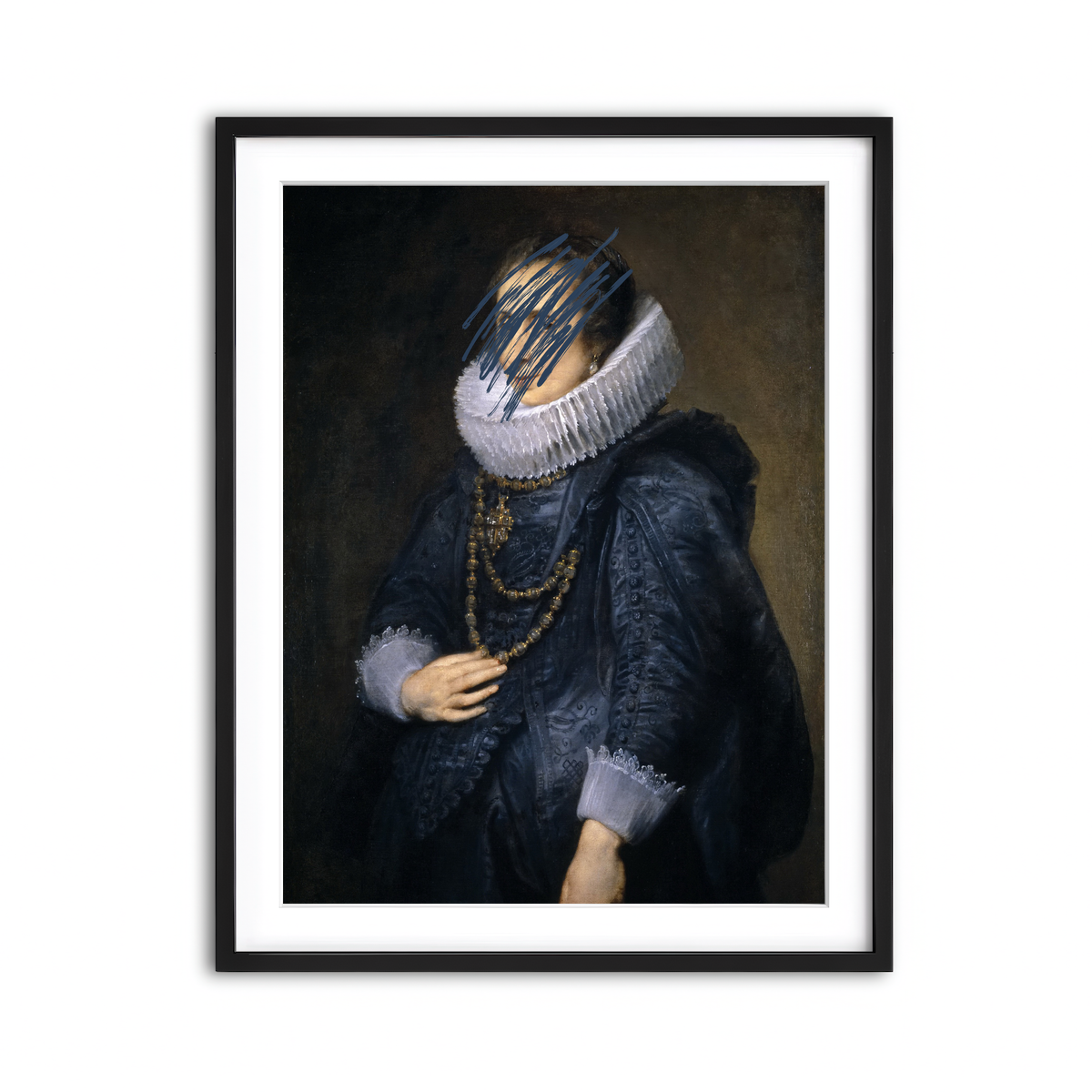 Framed Print 3x4 Black