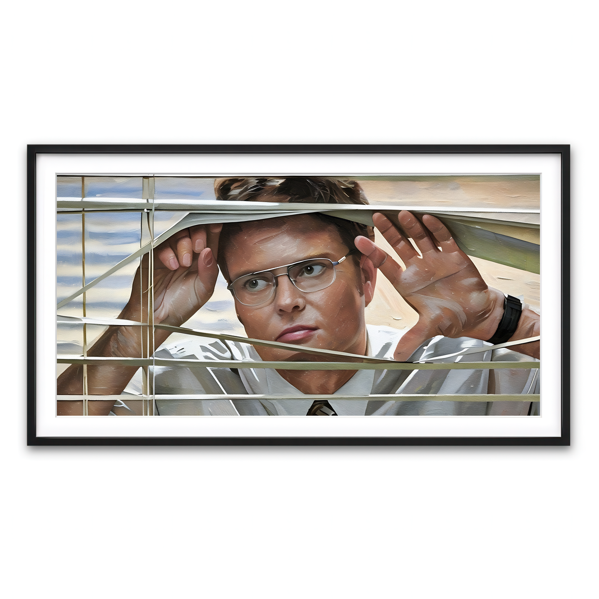 Framed Print 2x1 Black