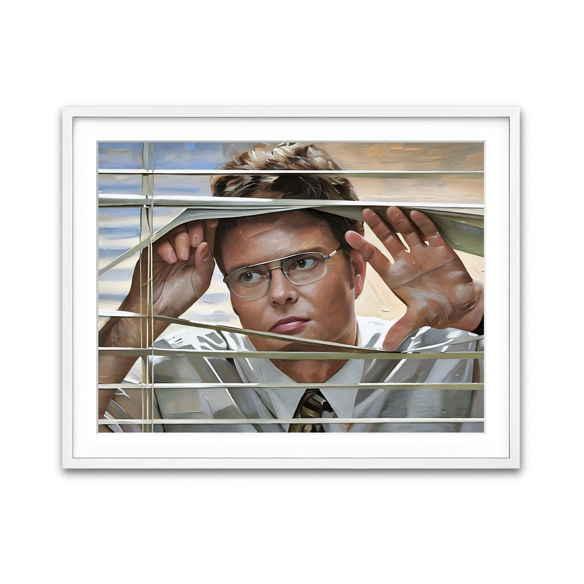 Framed Print 4x3 White