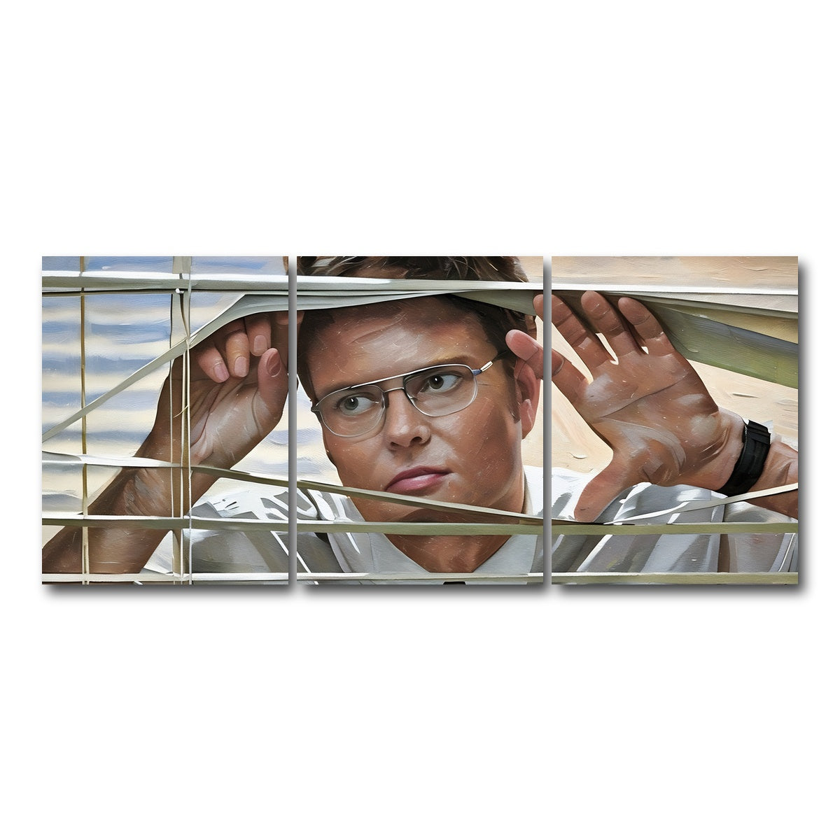 AUTO-MOCKUP WHITE | Dwight Painted | 3 Piece | Gallery Wrap Canvas | group=18x24