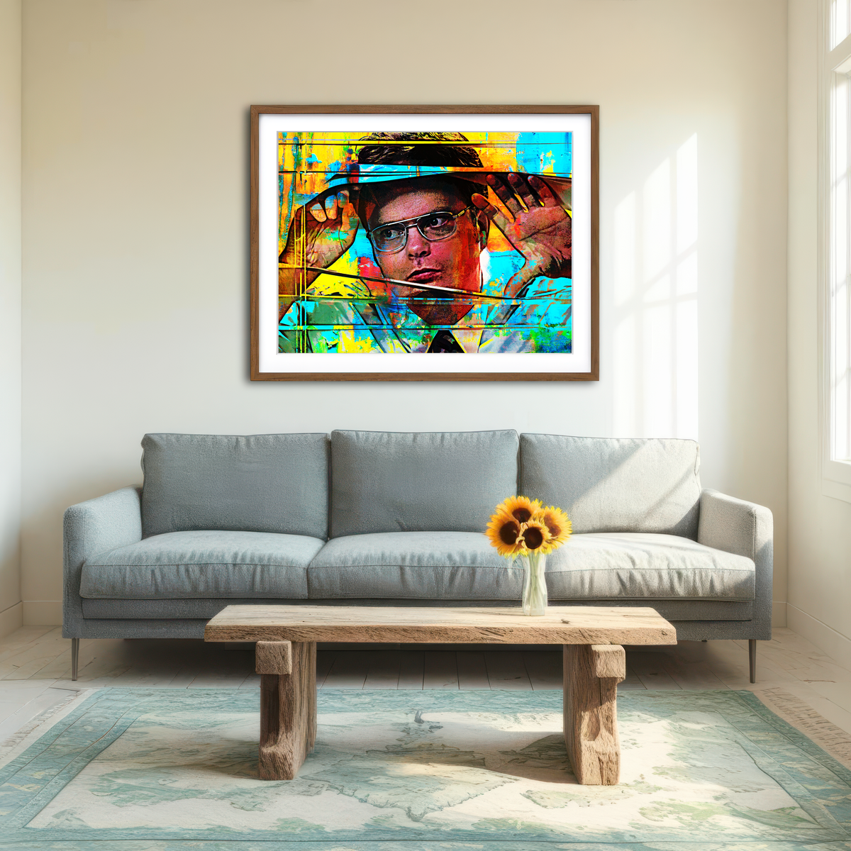 AUTO-MOCKUP ROOM | Dwight Schrute Wall Art