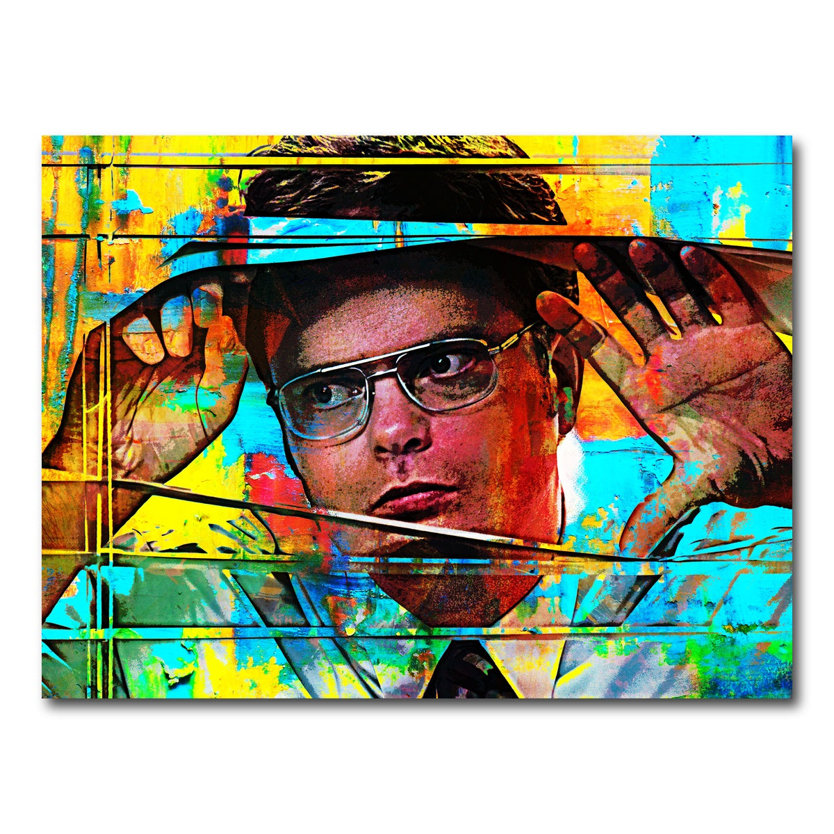 AUTO-MOCKUP WHITE | Dwight Schrute | 1 Piece | Gallery Wrap Canvas | group=4x3