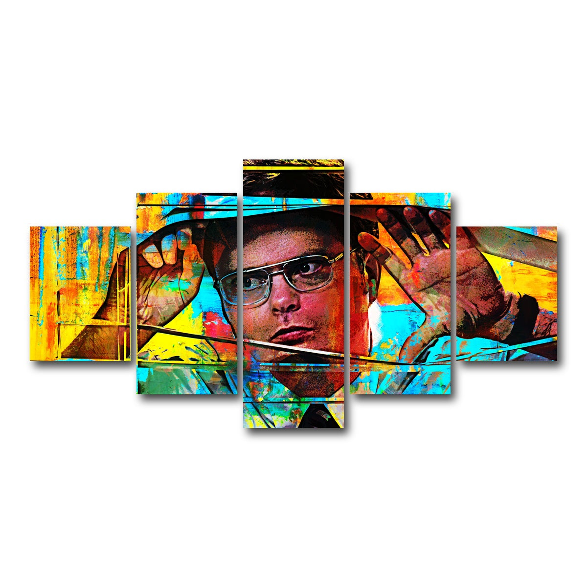 AUTO-MOCKUP WHITE | Dwight Schrute | 5 Piece | Gallery Wrap Canvas | group=5_short