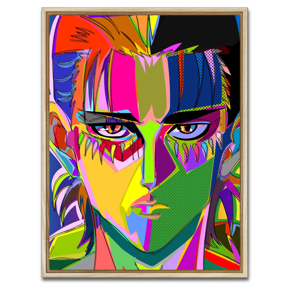 AUTO-MOCKUP WHITE | EREN | 1 Piece | Natural Framed Canvas | group=3x4