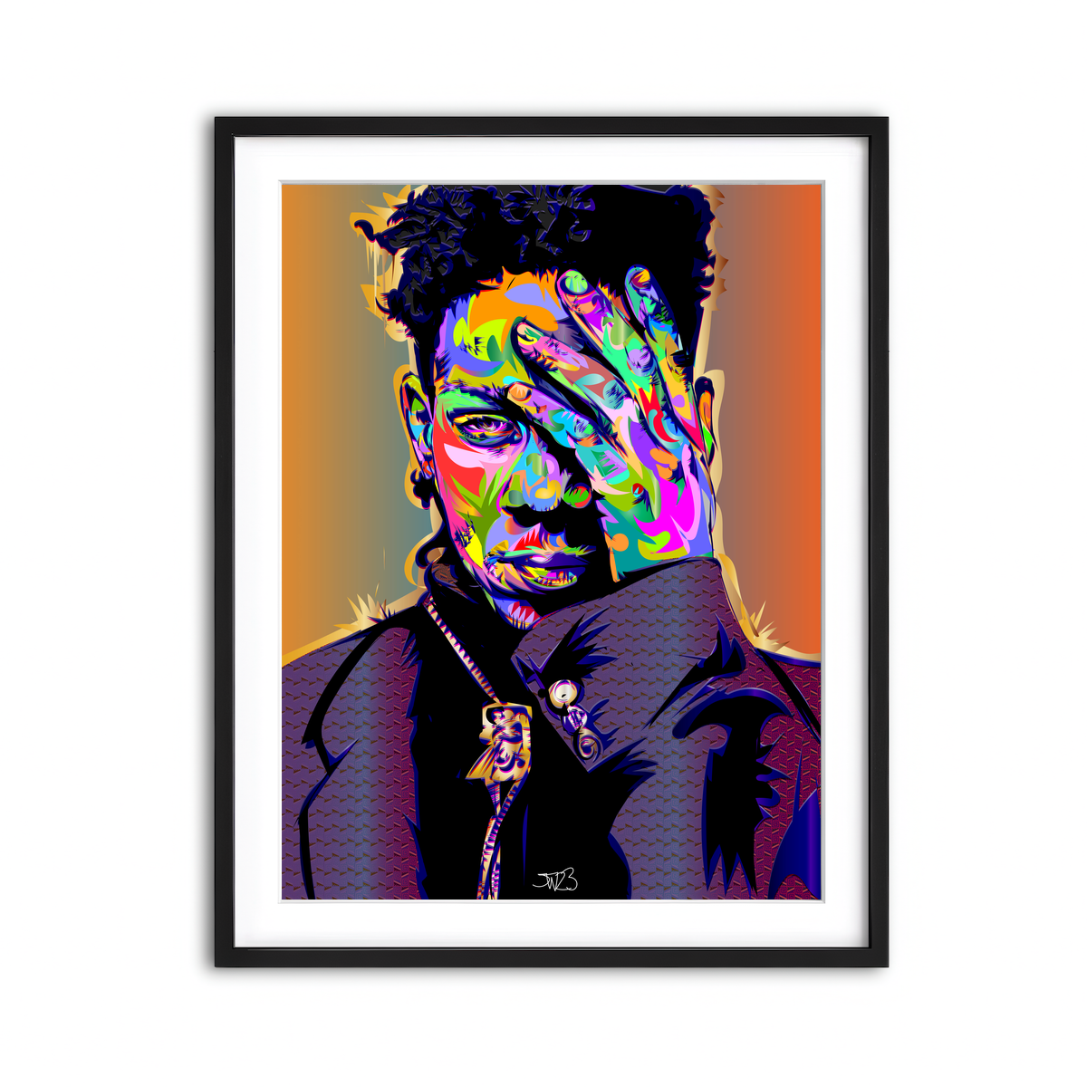 Framed Print 3x4 Black