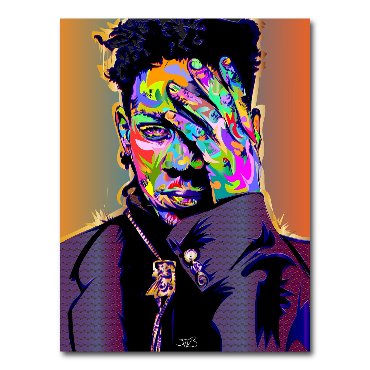 AUTO-MOCKUP WHITE | EVIL BASQUIAT | 1 Piece | Gallery Wrap Canvas | group=3x4
