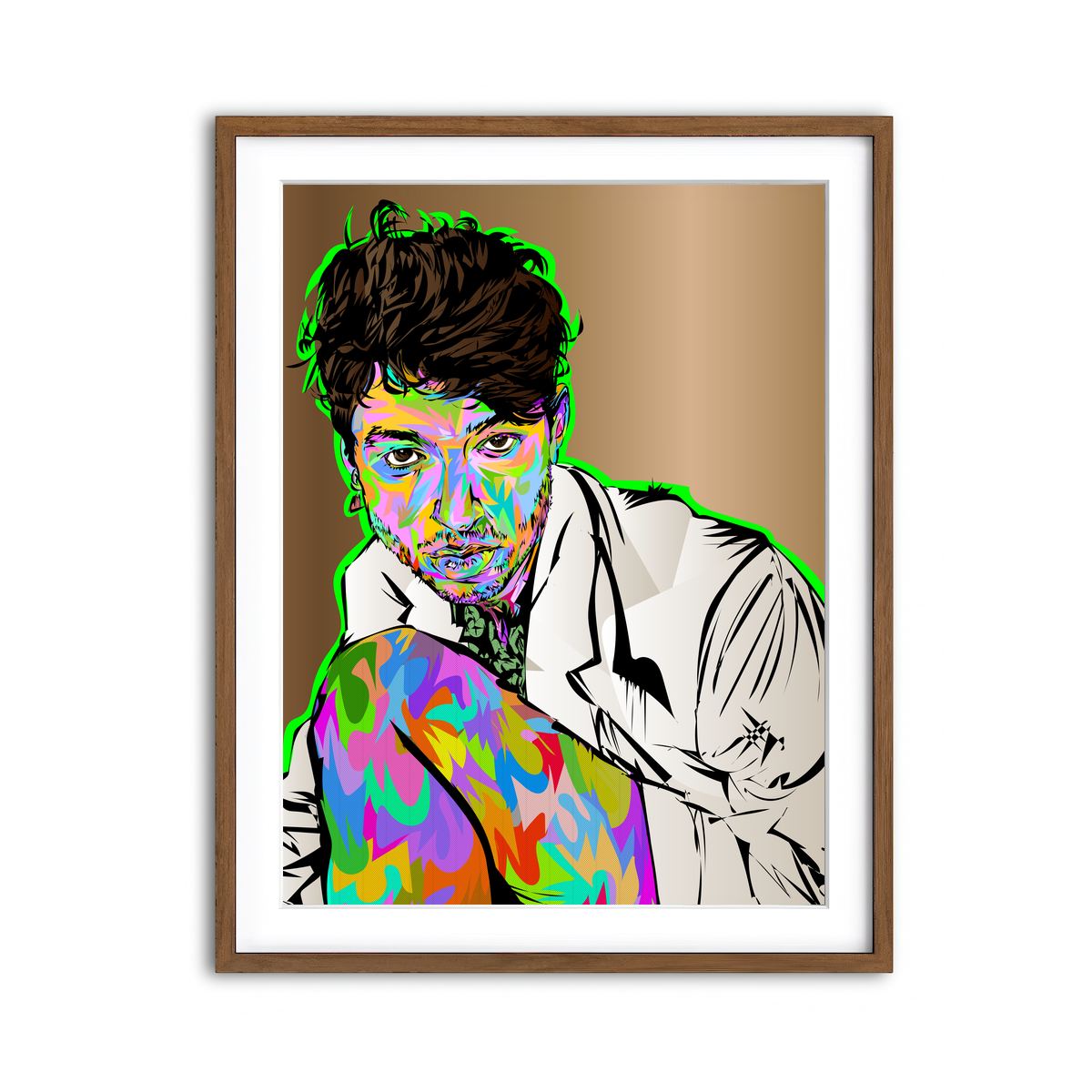 Framed Print 3x4 Walnut