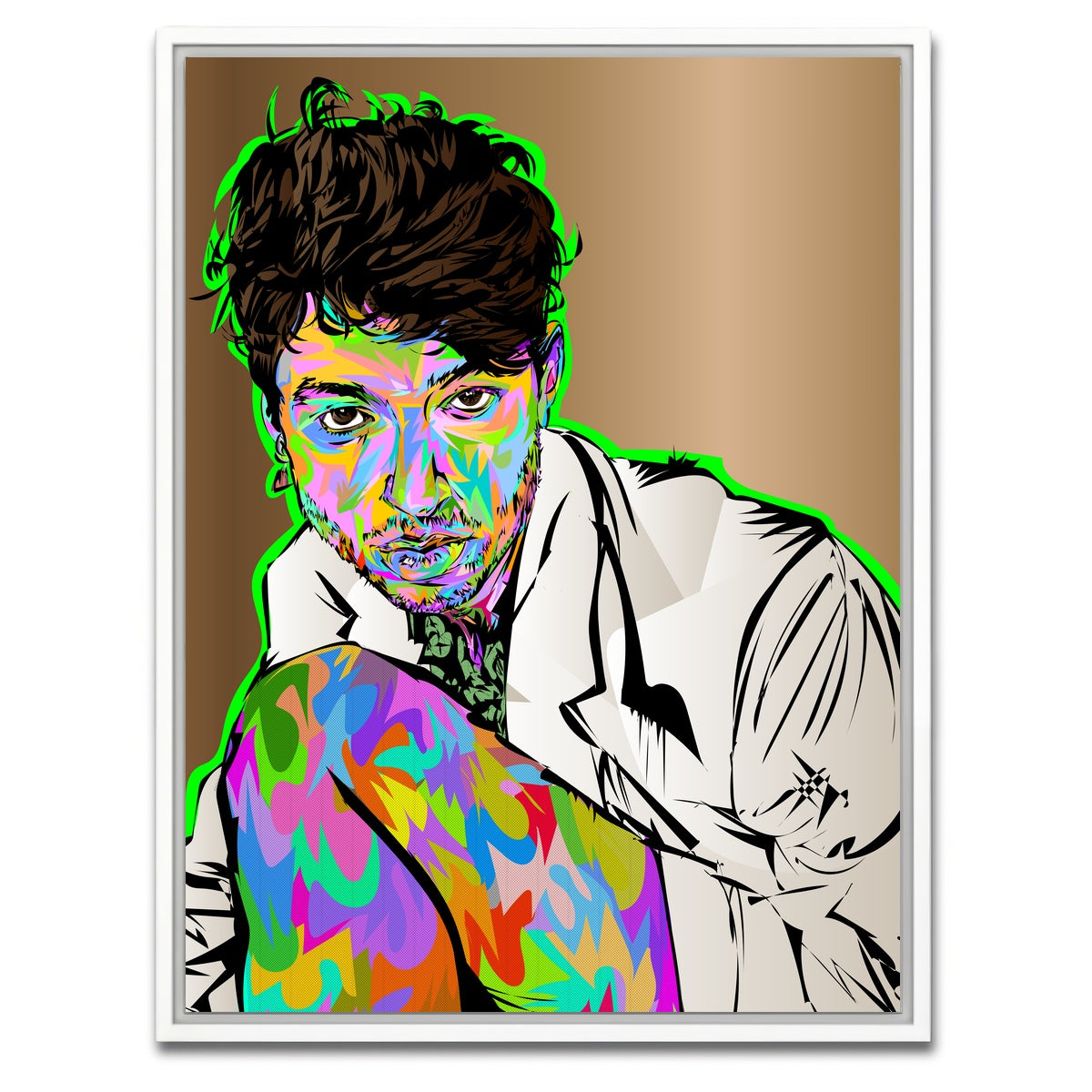 AUTO-MOCKUP WHITE | EZRA MILLER | 1 Piece | White Framed Canvas | group=3x4