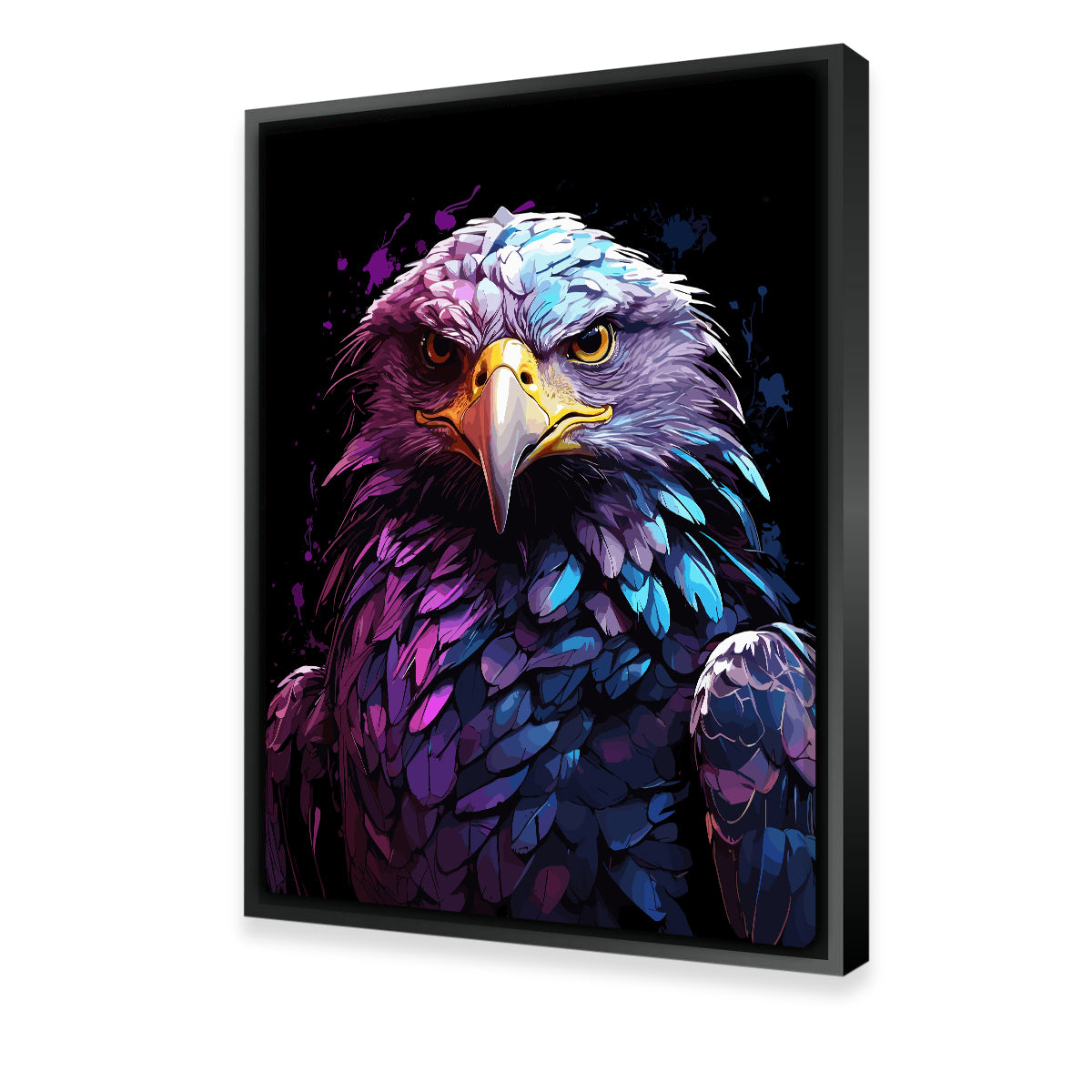Eagle Animal Colorful Wall Art