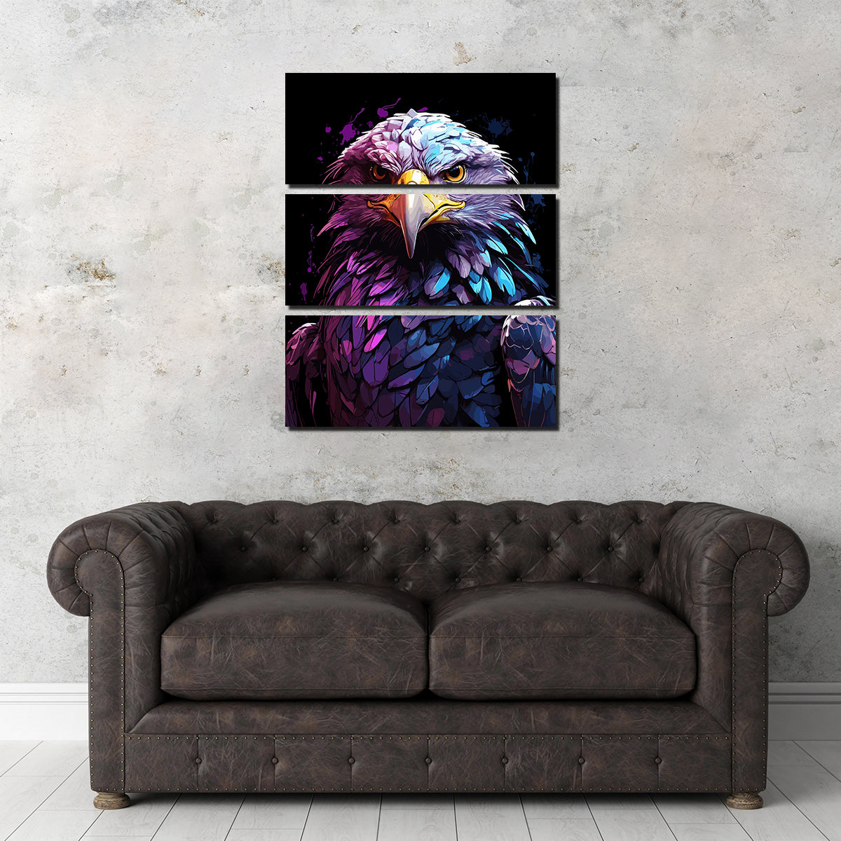 Eagle Animal Colorful Wall Art