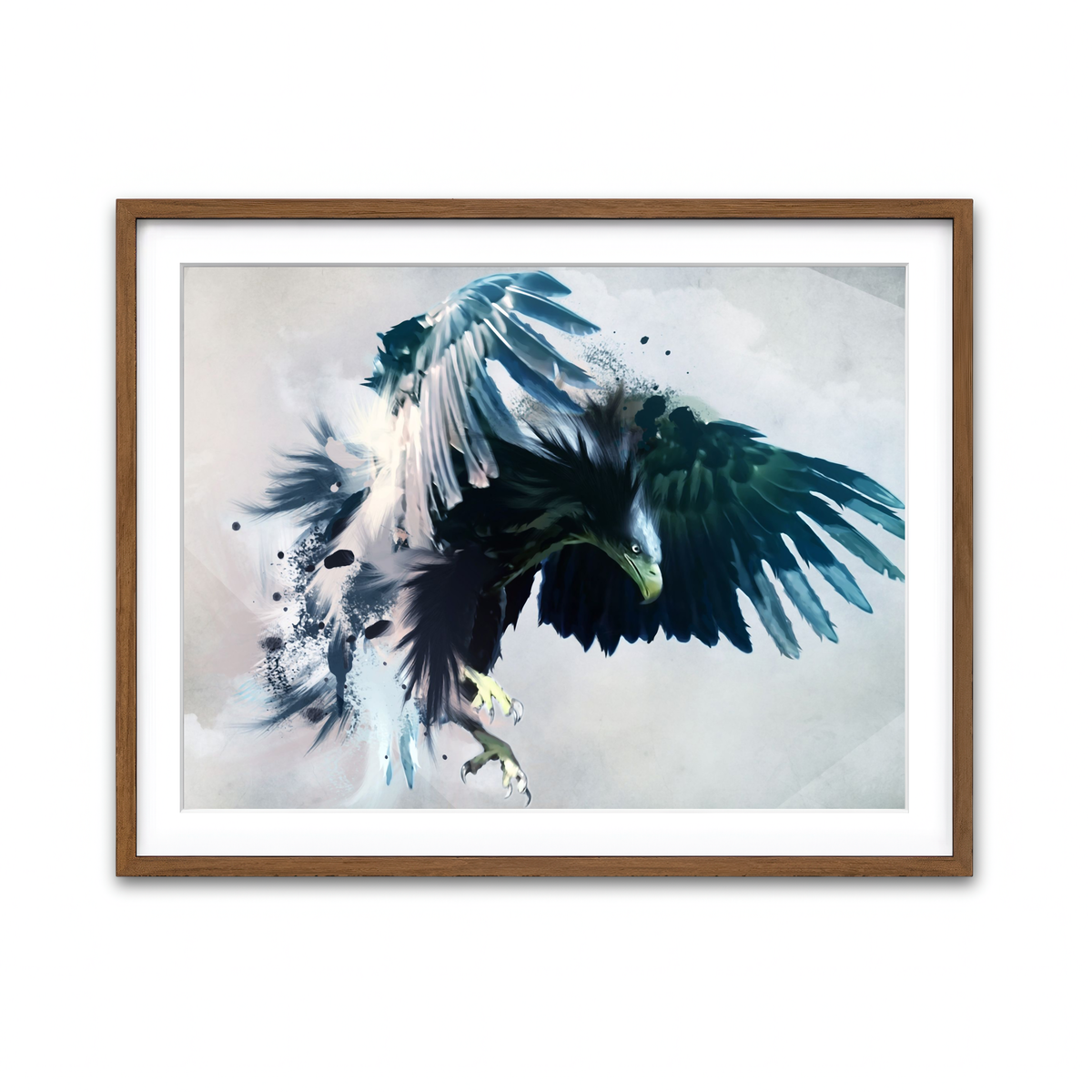 Framed Print 4x3 Walnut