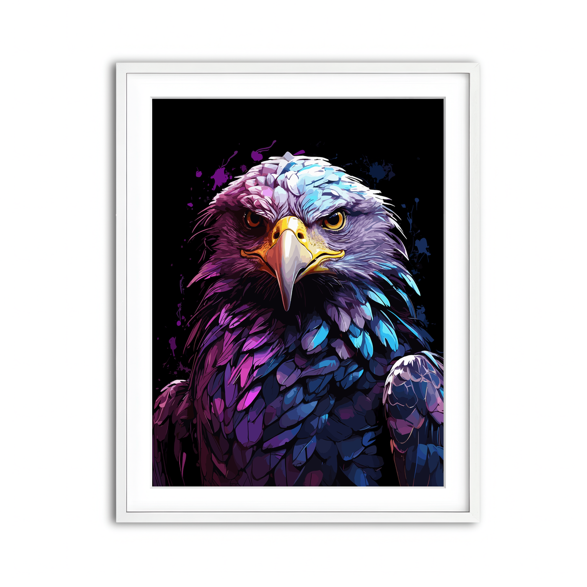 Framed Print 3x4 White