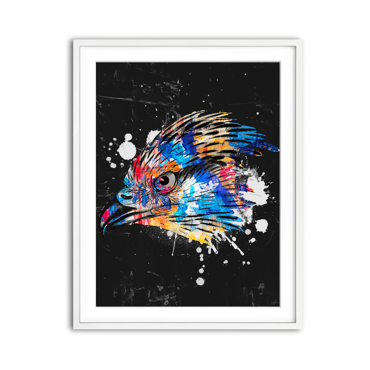 Framed Print 3x4 White