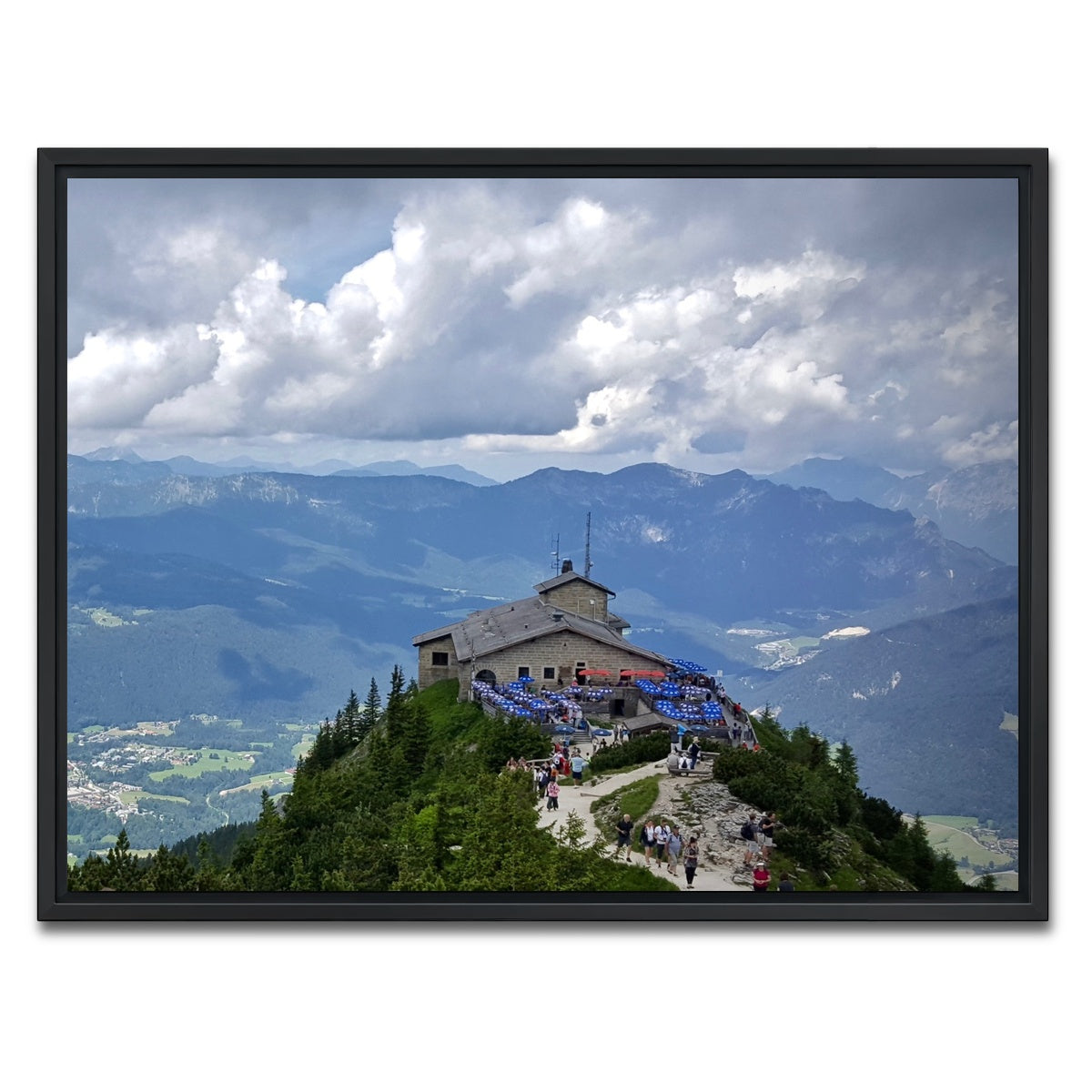 AUTO-MOCKUP WHITE | Eagle's Nest | 1 Piece | Black Framed Canvas | group=4x3