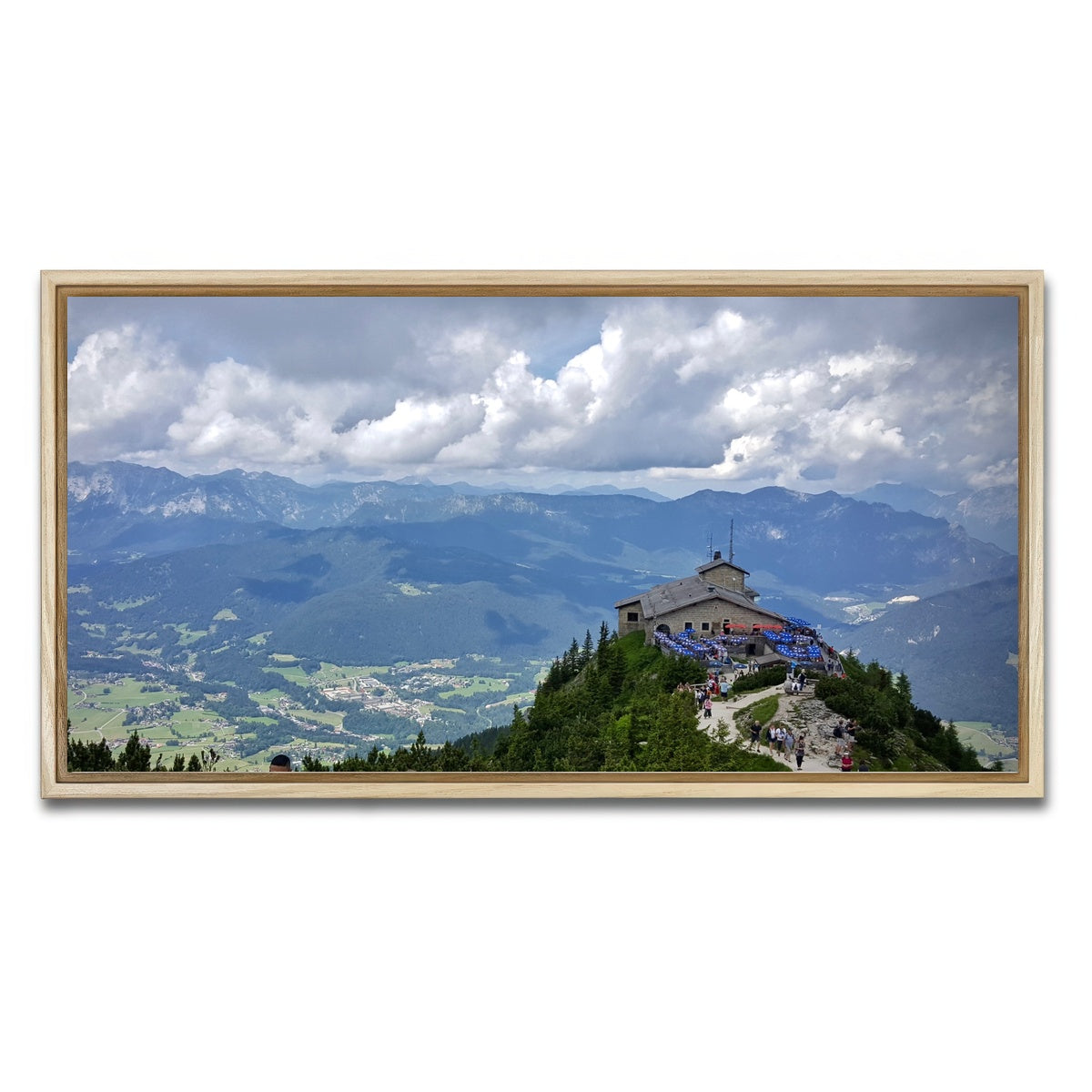 AUTO-MOCKUP WHITE | Eagle's Nest | 1 Piece | Natural Framed Canvas | group=2x1