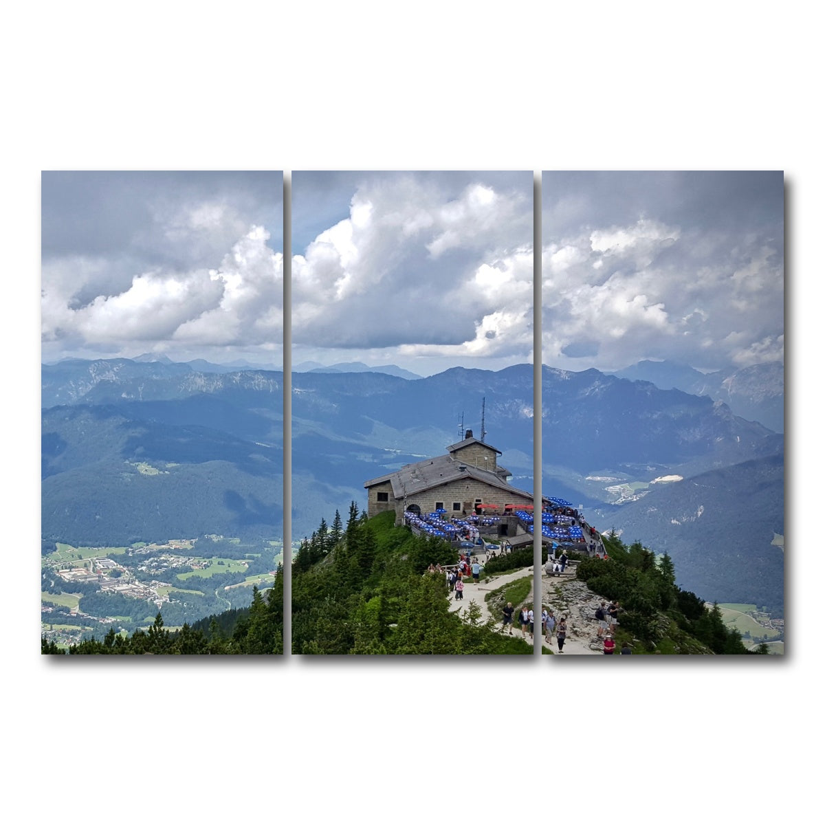 AUTO-MOCKUP WHITE | Eagle's Nest | 3 Piece | Gallery Wrap Canvas | group=12x24
