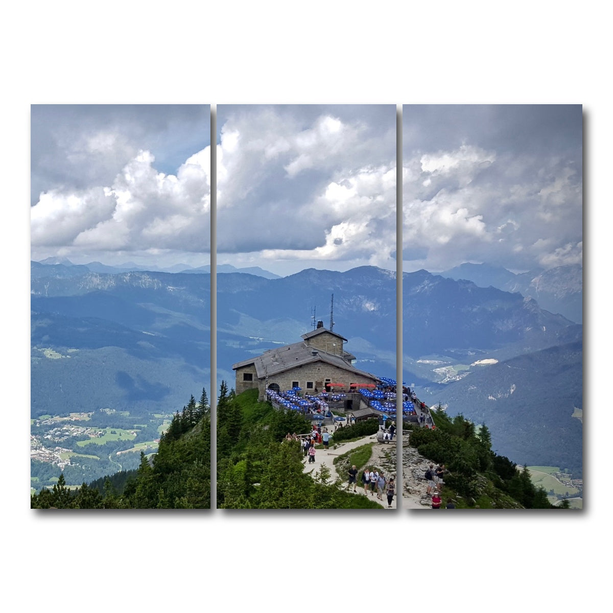 AUTO-MOCKUP WHITE | Eagle's Nest | 3 Piece | Gallery Wrap Canvas | group=8x18