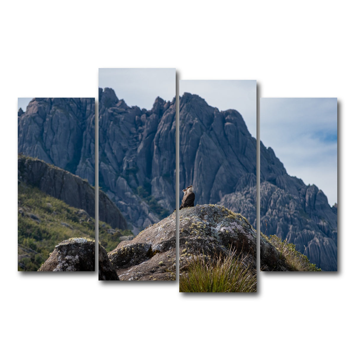AUTO-MOCKUP WHITE | Eagles and The Black Needles | 4 Piece | Gallery Wrap Canvas | group=4_normal