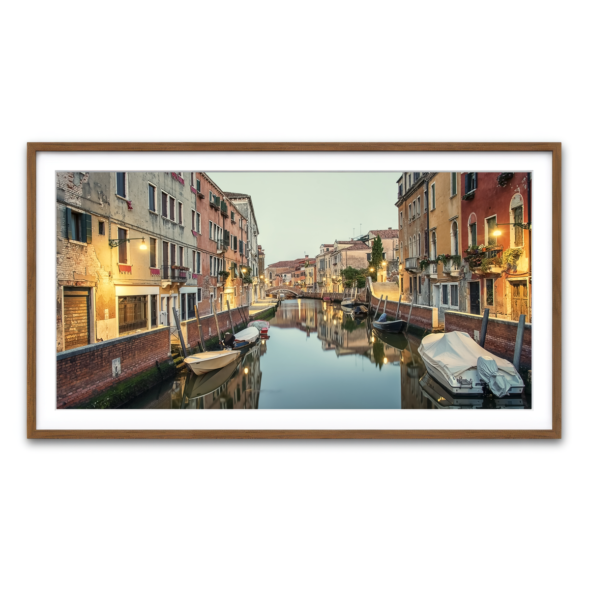 Framed Print 2x1 Walnut