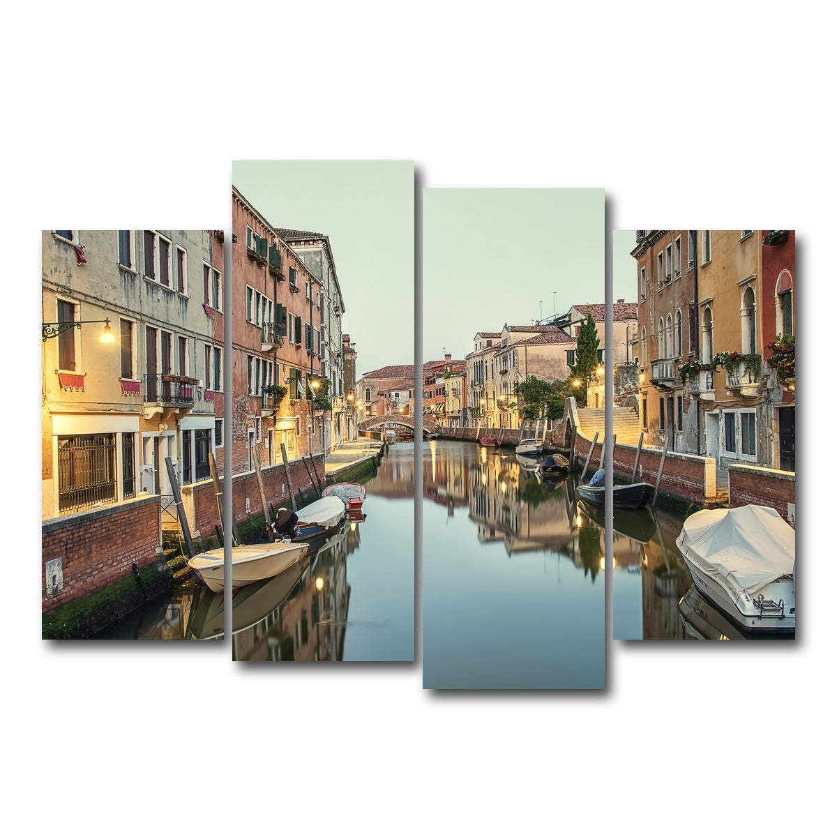 AUTO-MOCKUP WHITE | Early Morning | 4 Piece | Gallery Wrap Canvas | group=4_normal