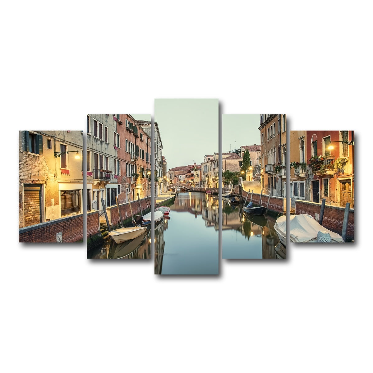 AUTO-MOCKUP WHITE | Early Morning | 5 Piece | Gallery Wrap Canvas | group=5_normal