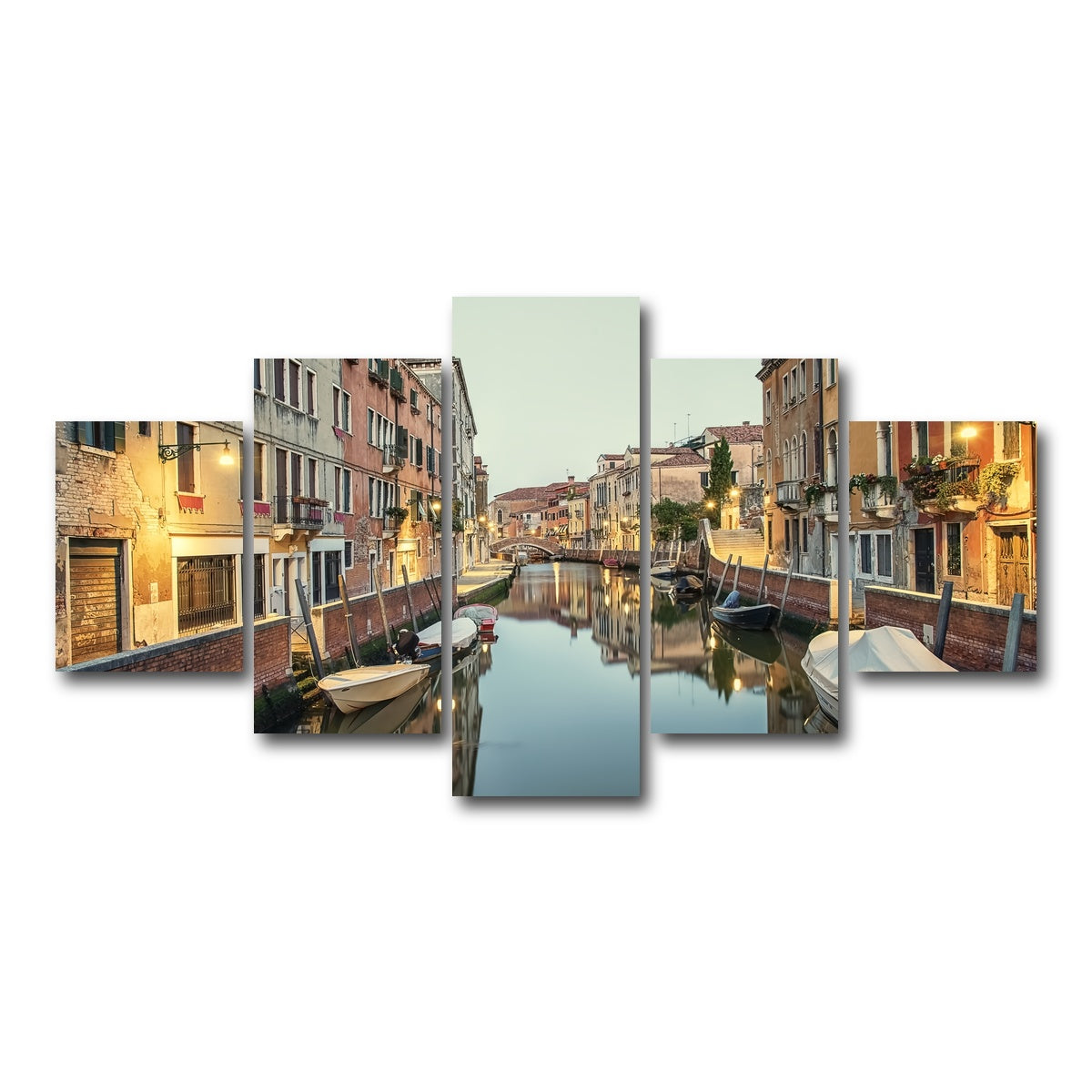 AUTO-MOCKUP WHITE | Early Morning | 5 Piece | Gallery Wrap Canvas | group=5_short