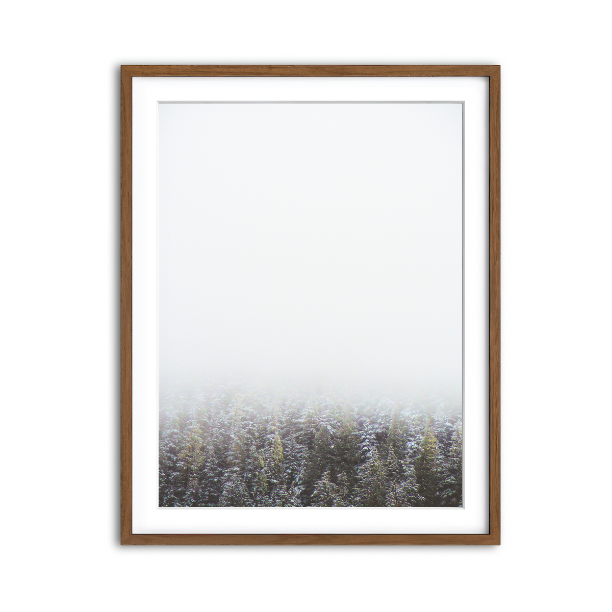 Framed Print 3x4 Walnut