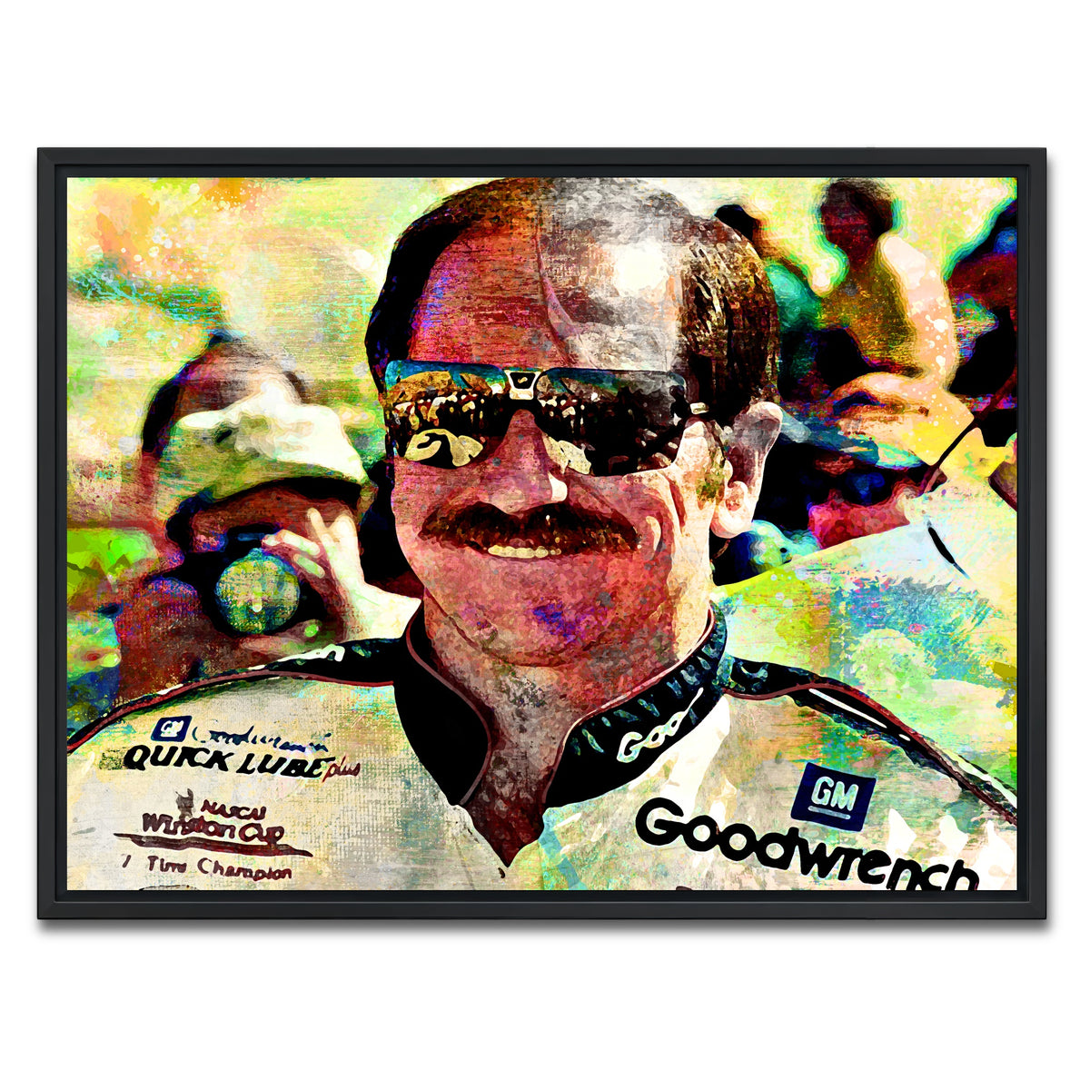 AUTO-MOCKUP WHITE | Earnhardt | 1 Piece | Black Framed Canvas | group=4x3