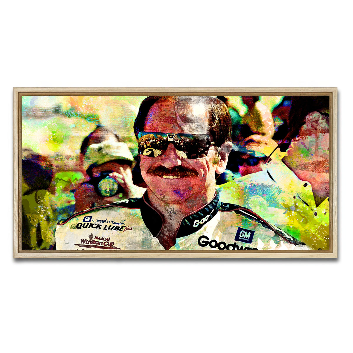 AUTO-MOCKUP WHITE | Earnhardt | 1 Piece | Natural Framed Canvas | group=2x1