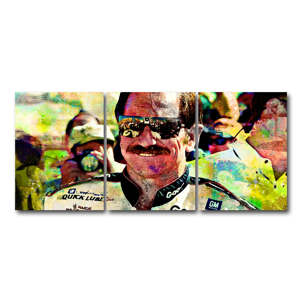 AUTO-MOCKUP WHITE | Earnhardt | 3 Piece | Gallery Wrap Canvas | group=18x24