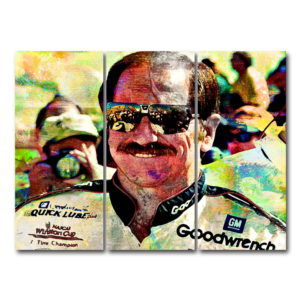 AUTO-MOCKUP WHITE | Earnhardt | 3 Piece | Gallery Wrap Canvas | group=8x18