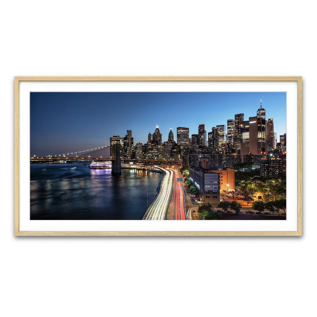 Framed Print 2x1 Natural