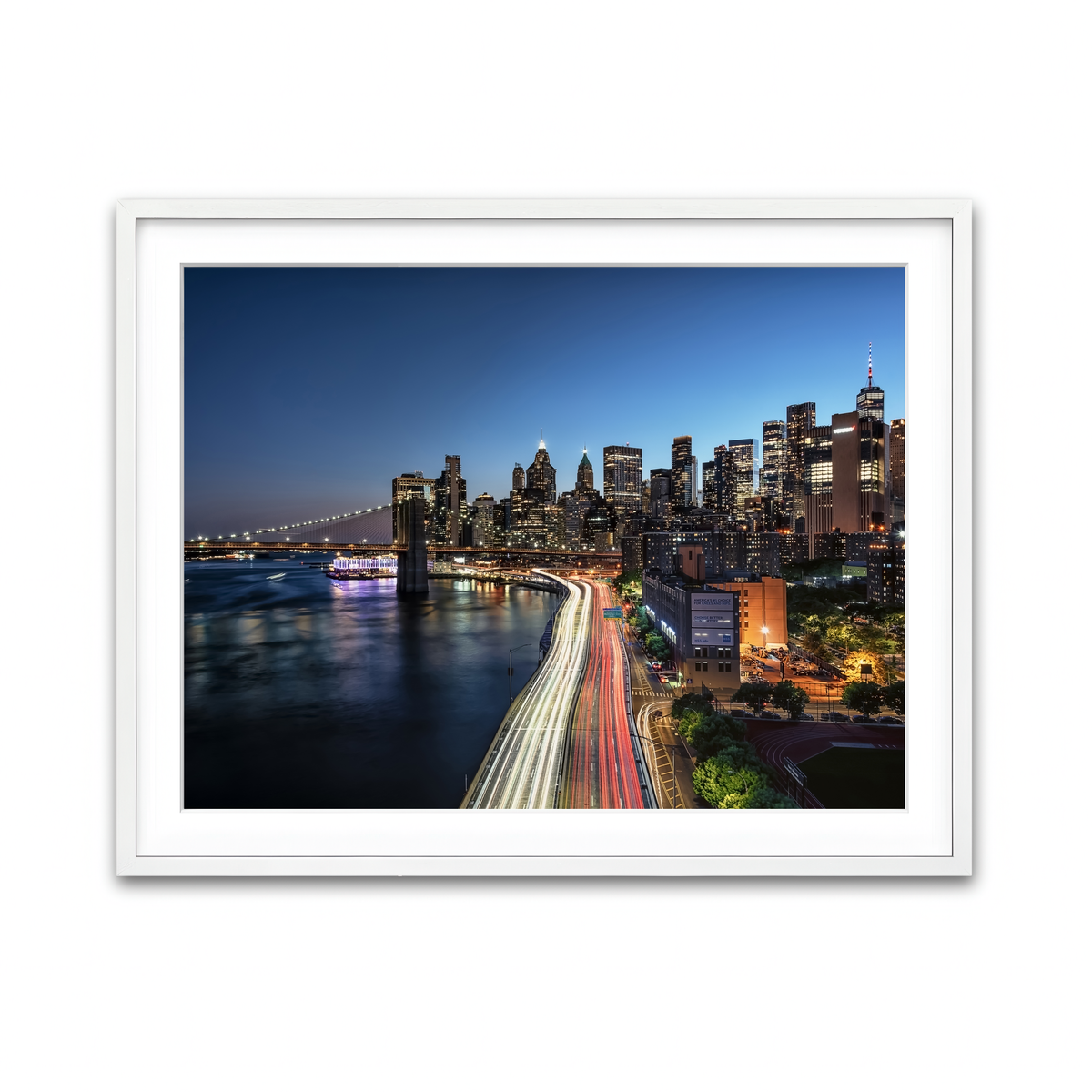 Framed Print 4x3 White