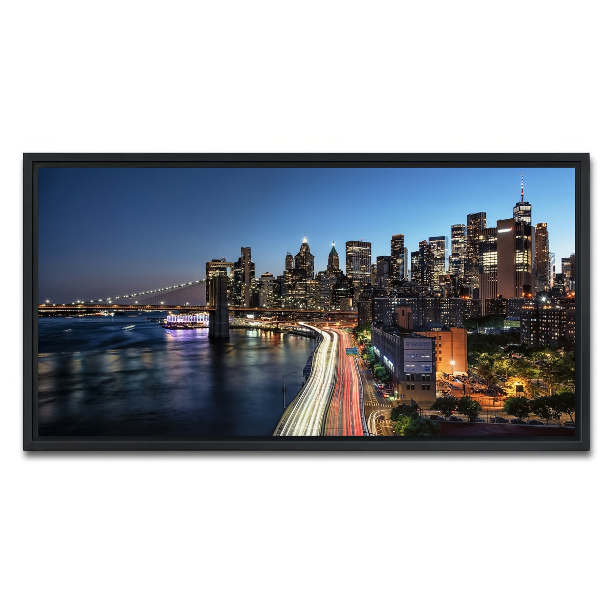 AUTO-MOCKUP WHITE | East Manhattan | 1 Piece | Black Framed Canvas | group=2x1