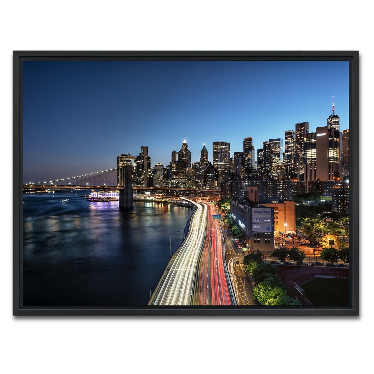 AUTO-MOCKUP WHITE | East Manhattan | 1 Piece | Black Framed Canvas | group=4x3
