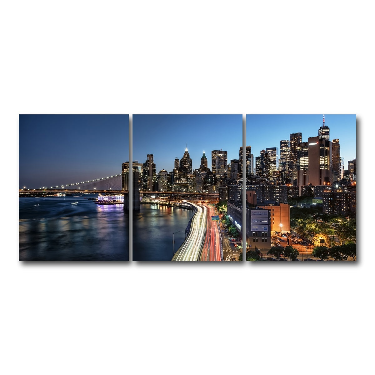 AUTO-MOCKUP WHITE | East Manhattan | 3 Piece | Gallery Wrap Canvas | group=18x24