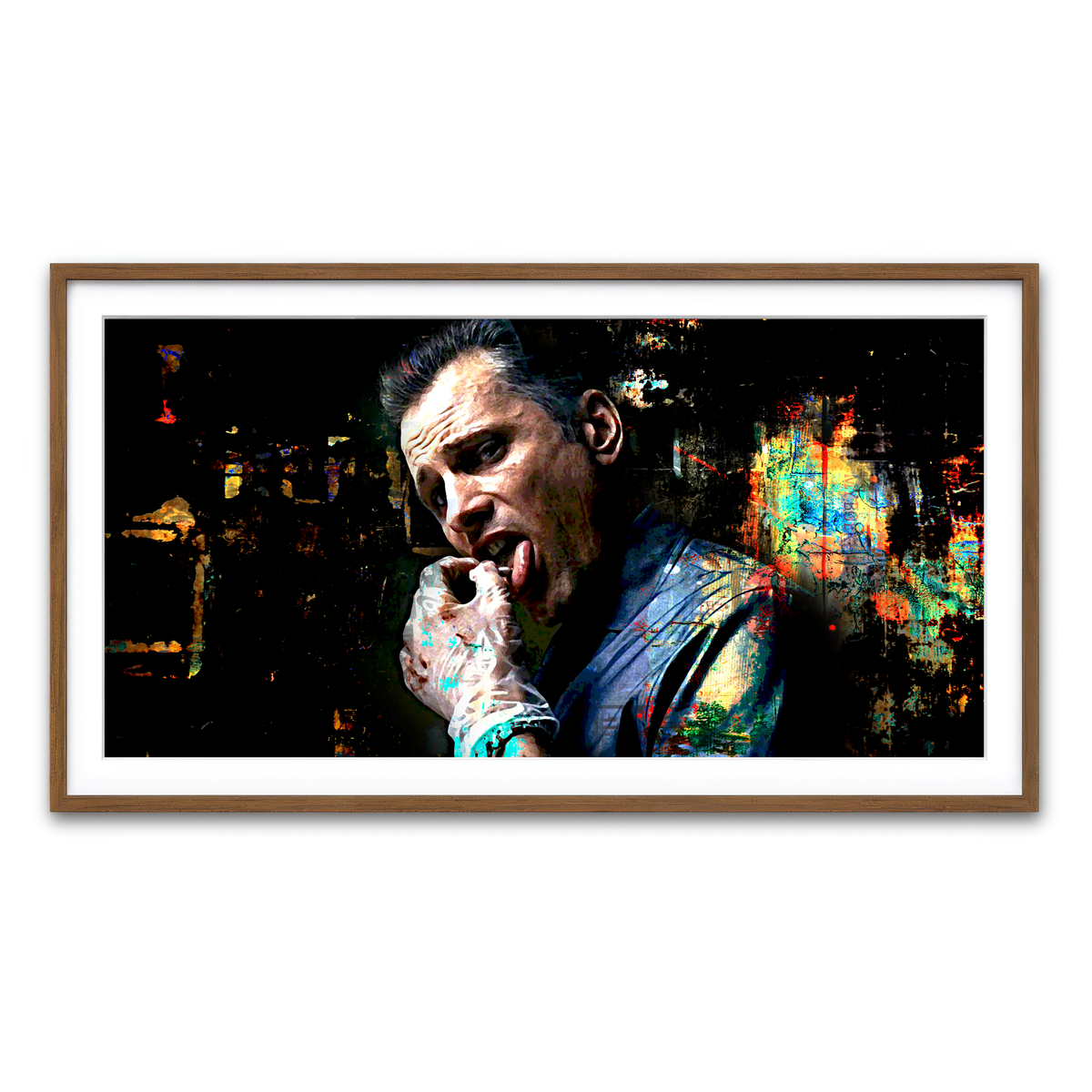 Framed Print 2x1 Walnut