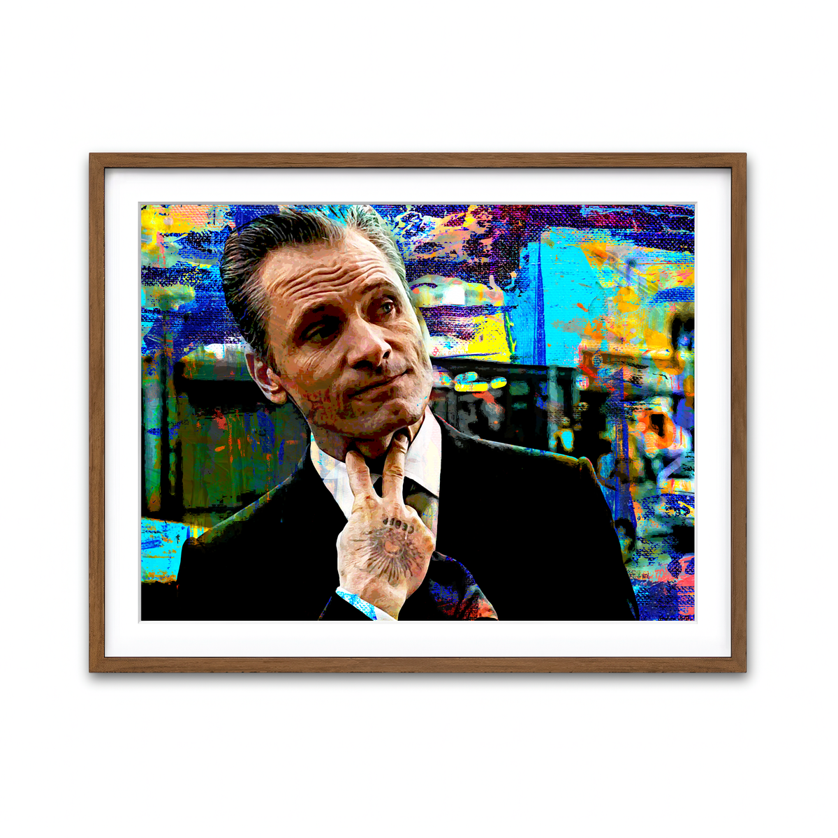 Framed Print 4x3 Walnut