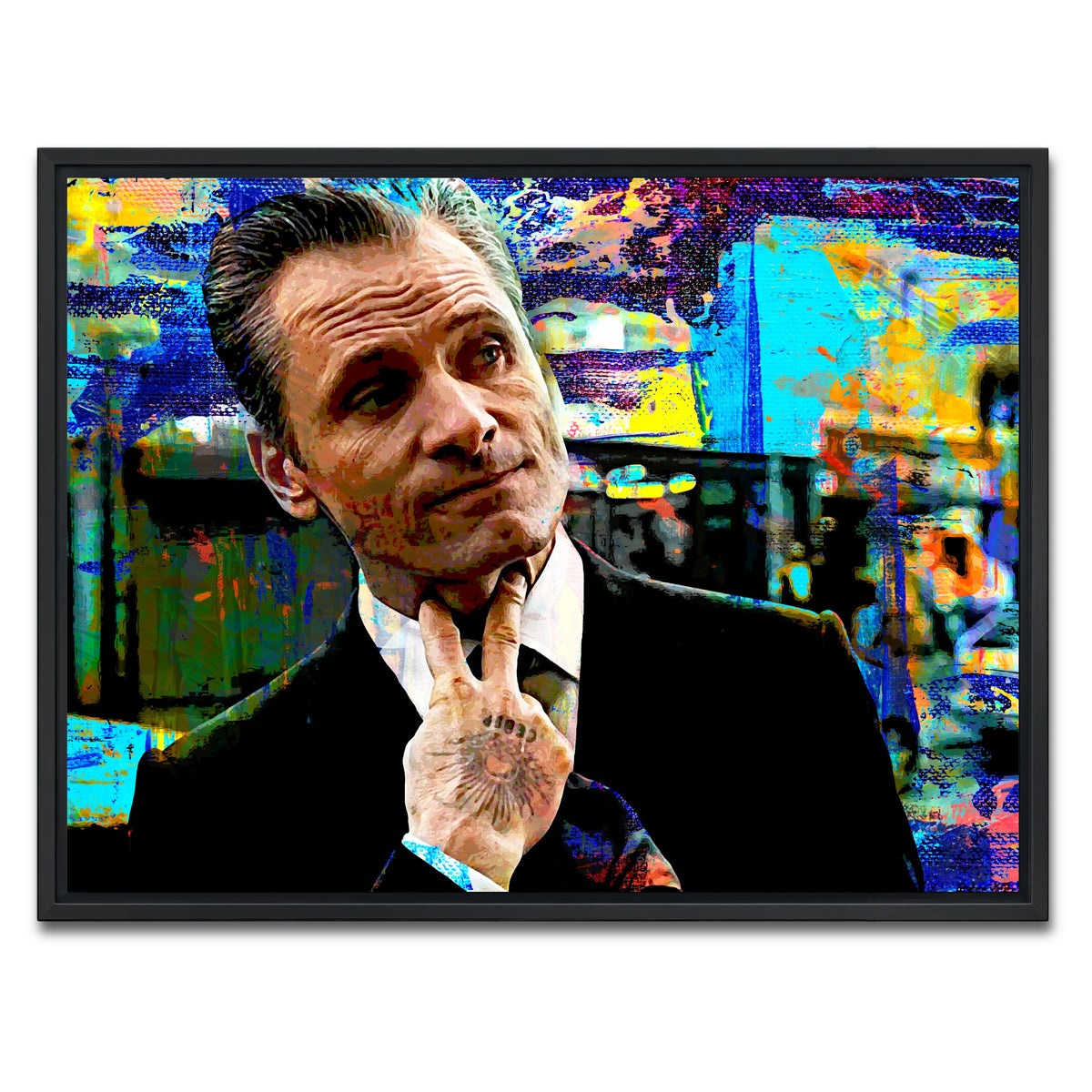 AUTO-MOCKUP WHITE | Eastern Promises Nikolai | 1 Piece | Black Framed Canvas | group=4x3