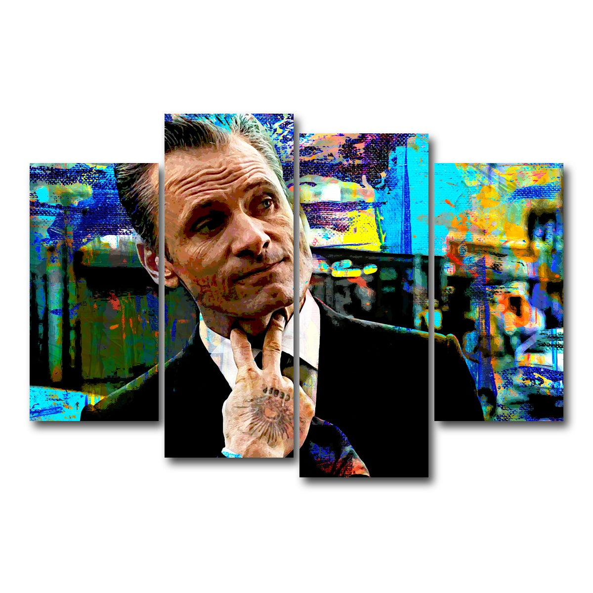 AUTO-MOCKUP WHITE | Eastern Promises Nikolai | 4 Piece | Gallery Wrap Canvas | group=4_short