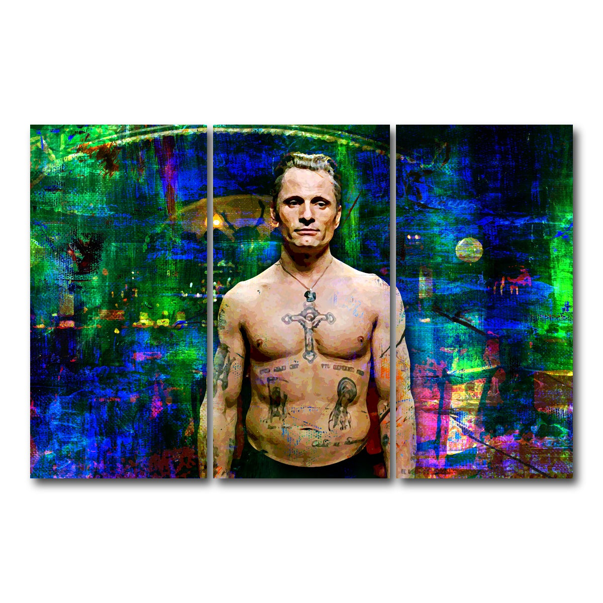 AUTO-MOCKUP WHITE | Eastern Promises | 3 Piece | Gallery Wrap Canvas | group=12x24