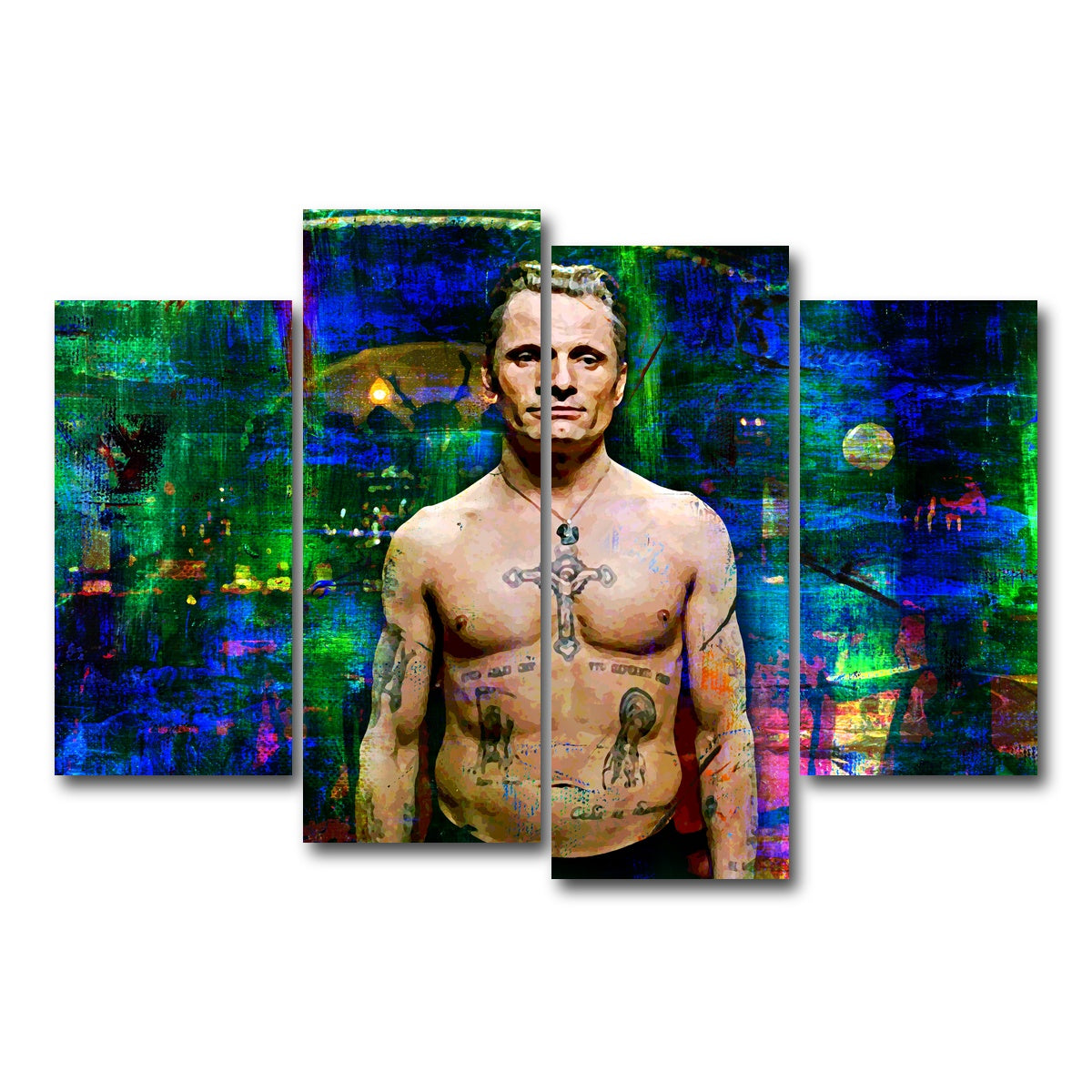 AUTO-MOCKUP WHITE | Eastern Promises | 4 Piece | Gallery Wrap Canvas | group=4_short