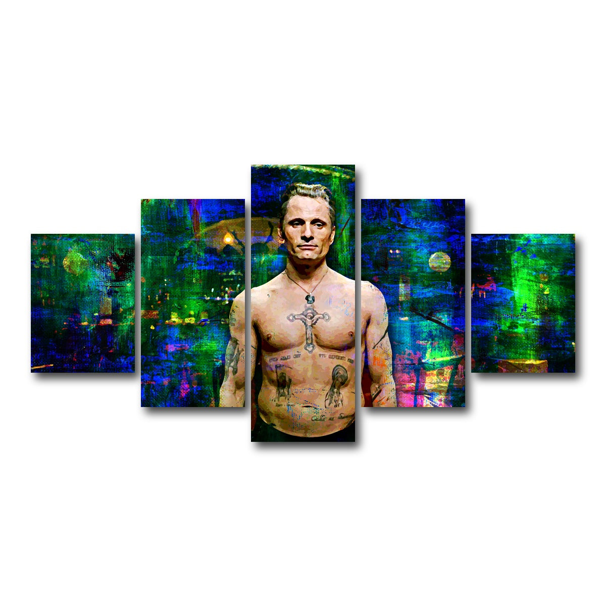 AUTO-MOCKUP WHITE | Eastern Promises | 5 Piece | Gallery Wrap Canvas | group=5_short