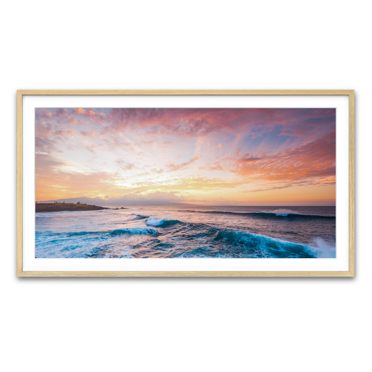 Framed Print 2x1 Natural