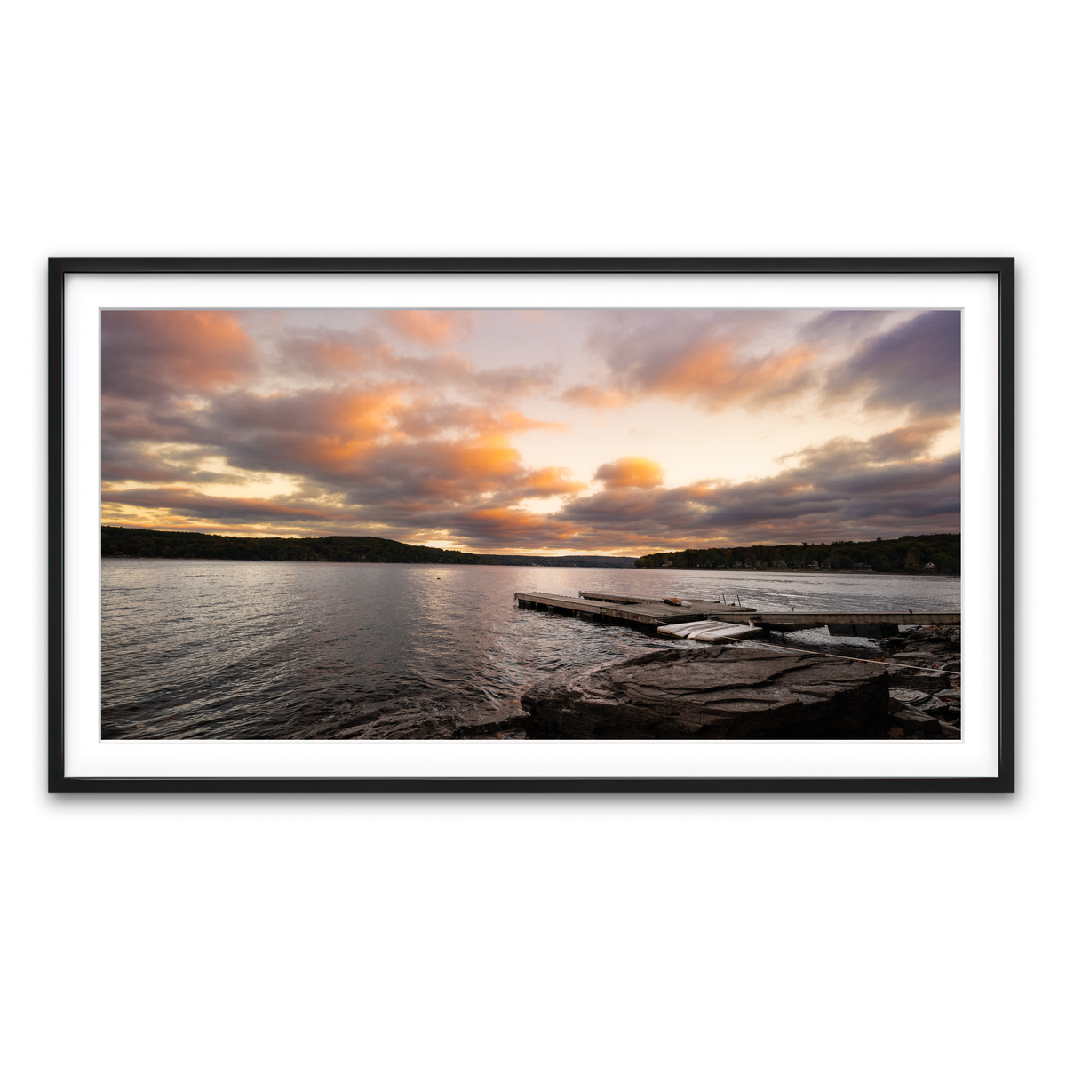 Framed Print 2x1 Black