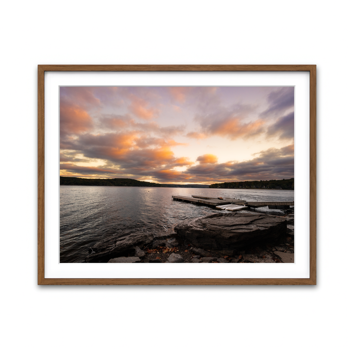 Framed Print 4x3 Walnut
