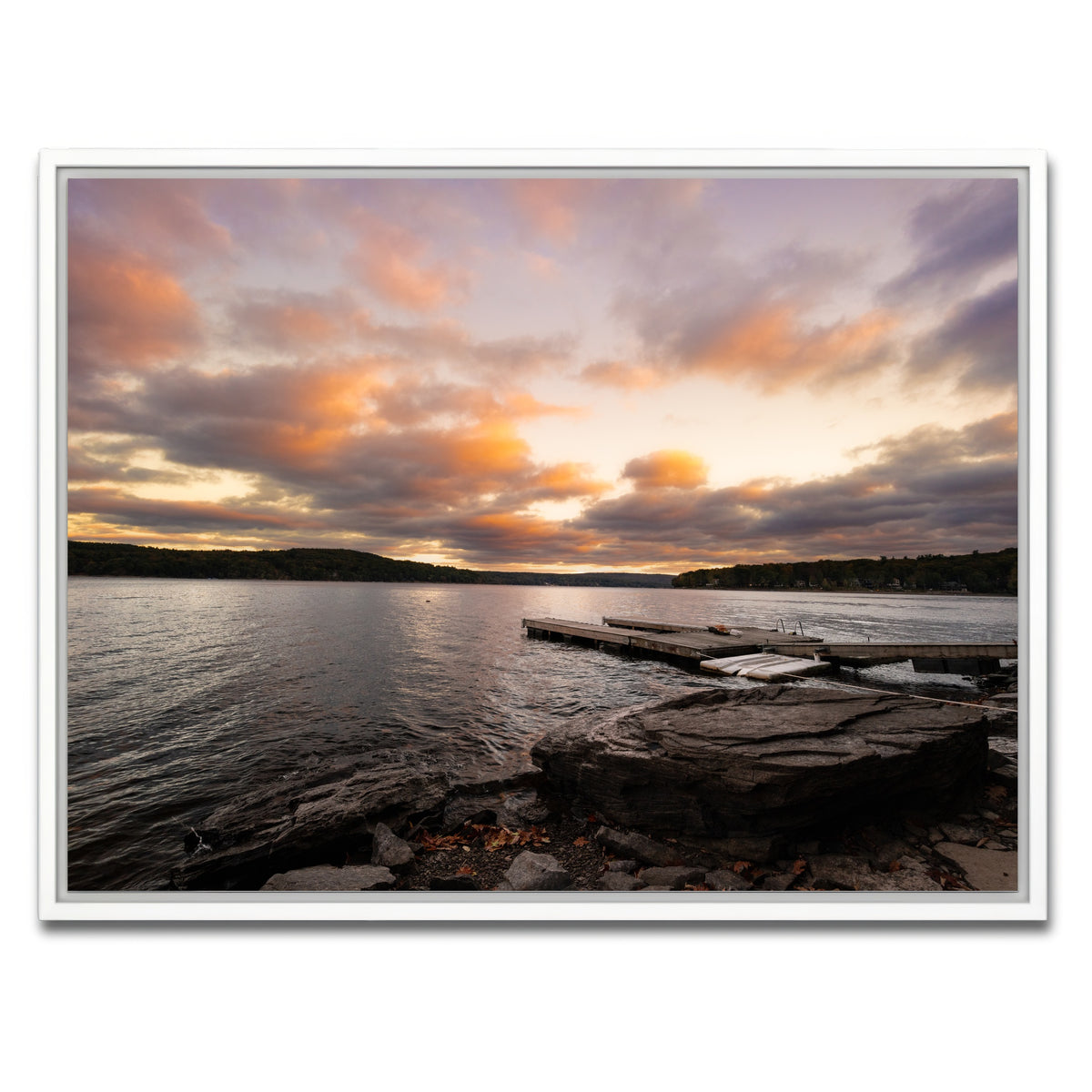 AUTO-MOCKUP WHITE | Easy Living | 1 Piece | White Framed Canvas | group=4x3